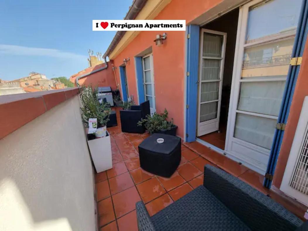 I Love Perpignan Duplex Terrasse Eksteriør bilde